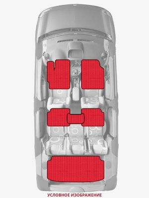ЭВА коврики «Queen Lux» комплект для Nissan GT-R