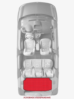 ЭВА коврики «Queen Lux» багажник для Honda Pilot (2G)